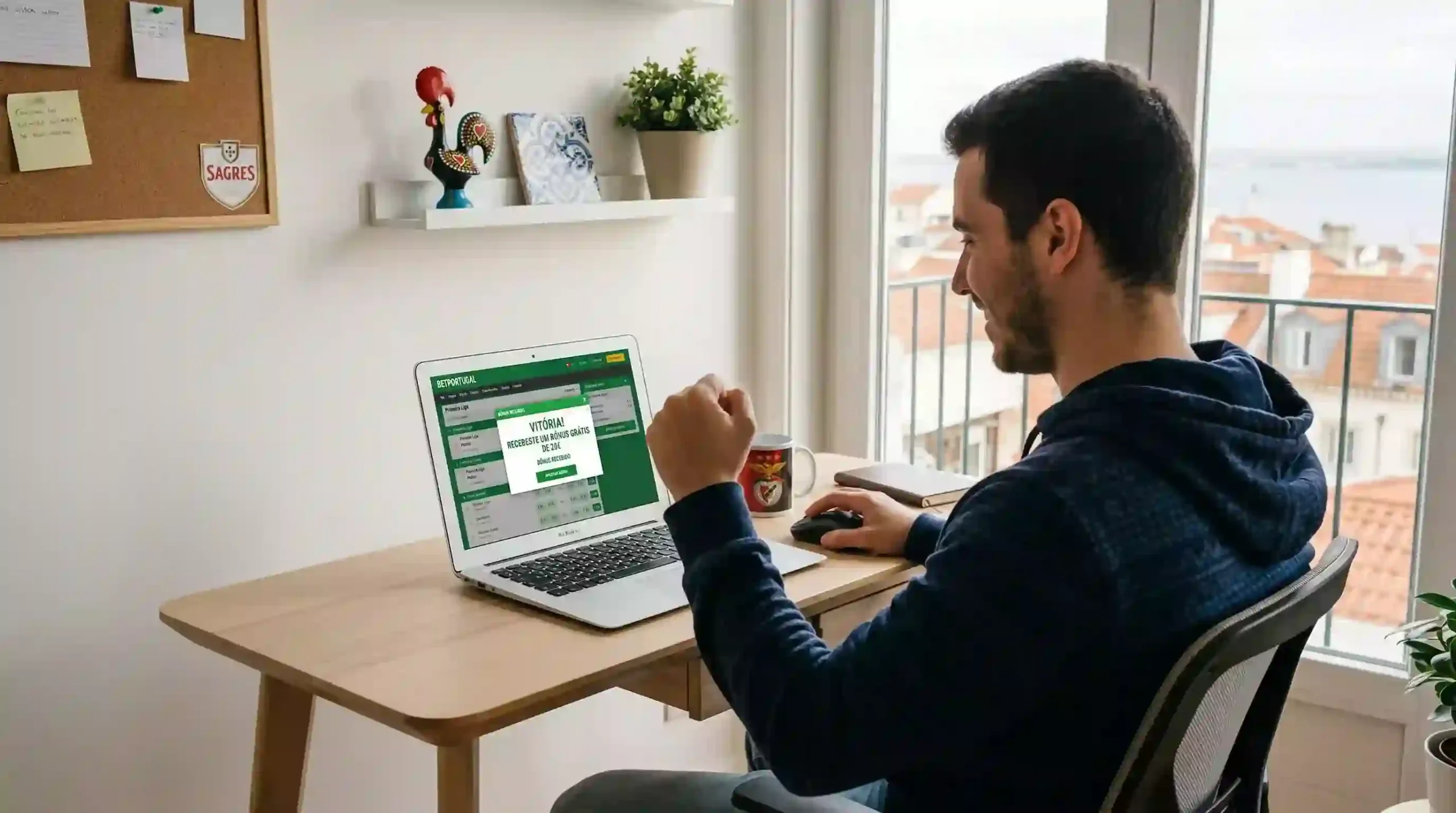 Bónus sem depósito para apostas desportivas em Portugal
